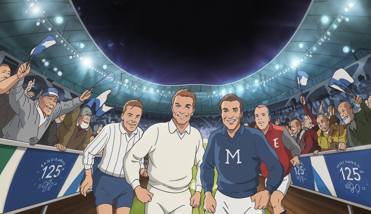 Célébrations du 125e anniversaire de l'OM au Vélodrome