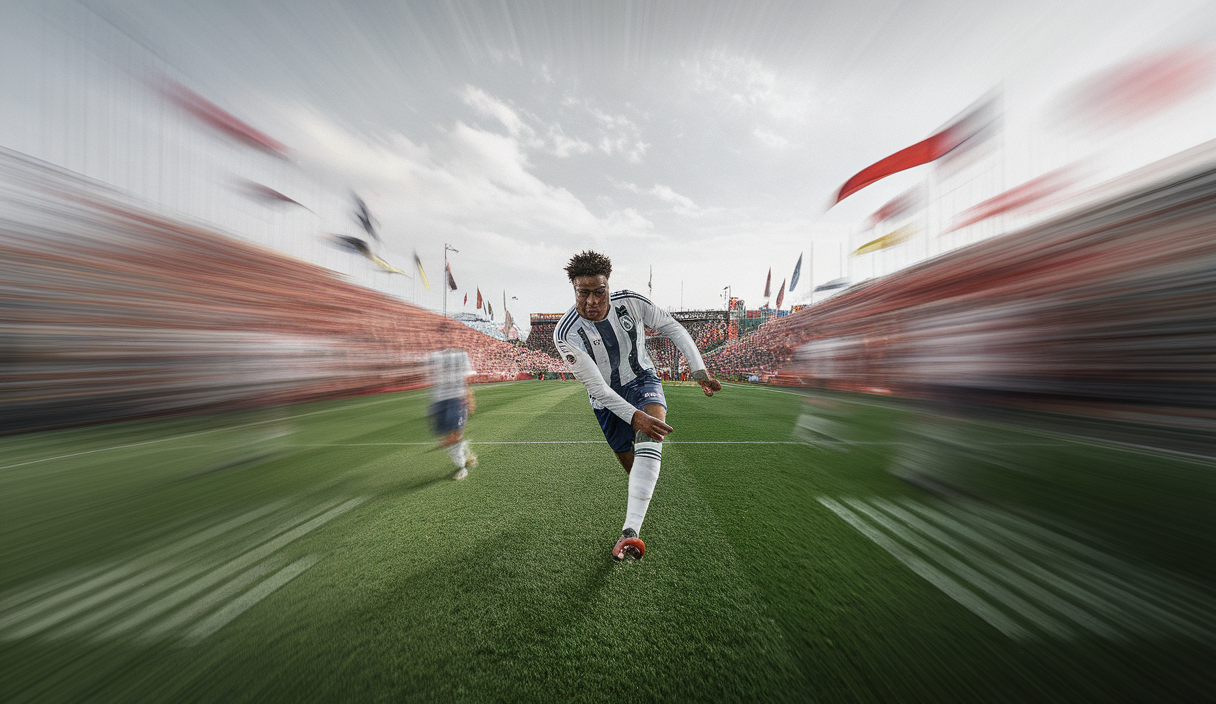 Image illustrant Amine Gouiri marquant un triplé contre Brest en Ligue 1