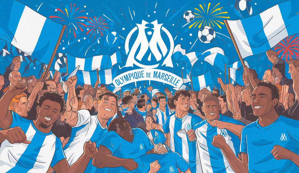 Célébration des 125 ans de l'Olympique de Marseille