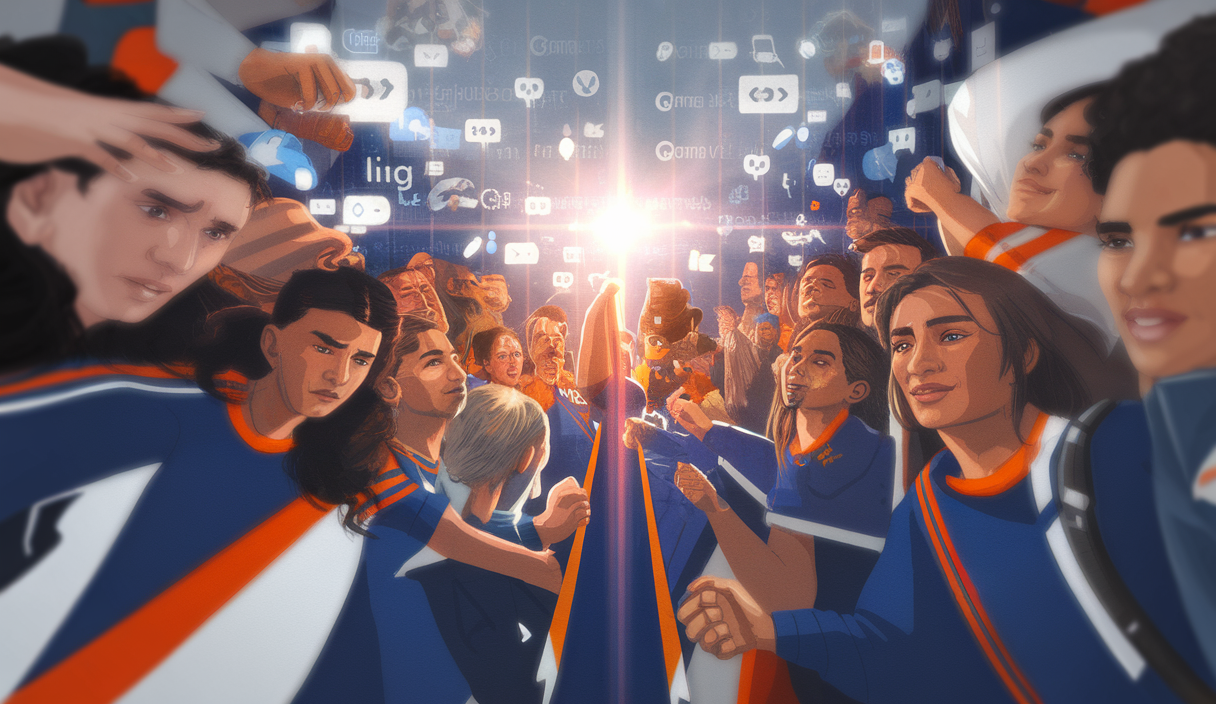 Interactions sur les réseaux sociaux entre l'Olympique de Marseille et ses supporters