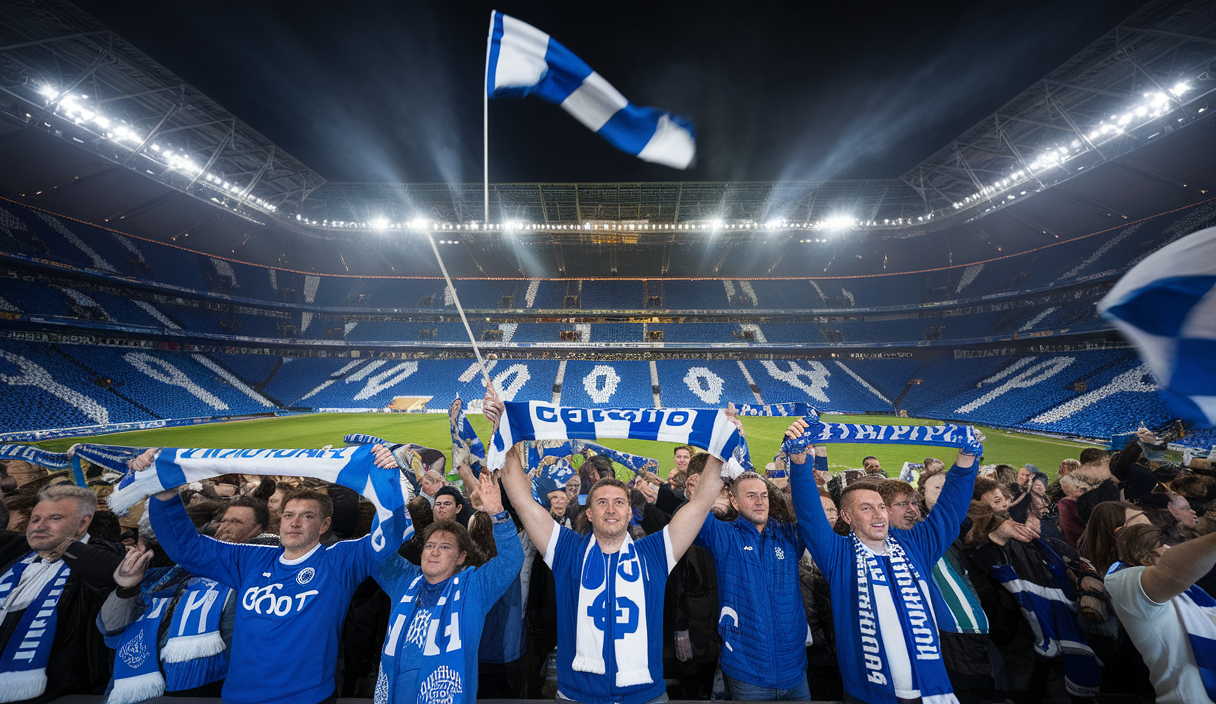 Supporters de l'OM en pleine effervescence créant une communauté vibrante