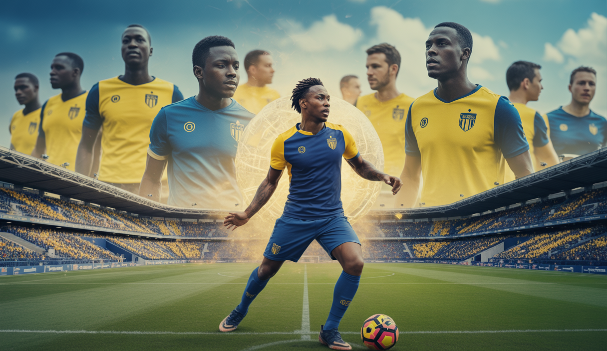 Image de Matthis Abline, attaquant du FC Nantes, visé par l'OM.