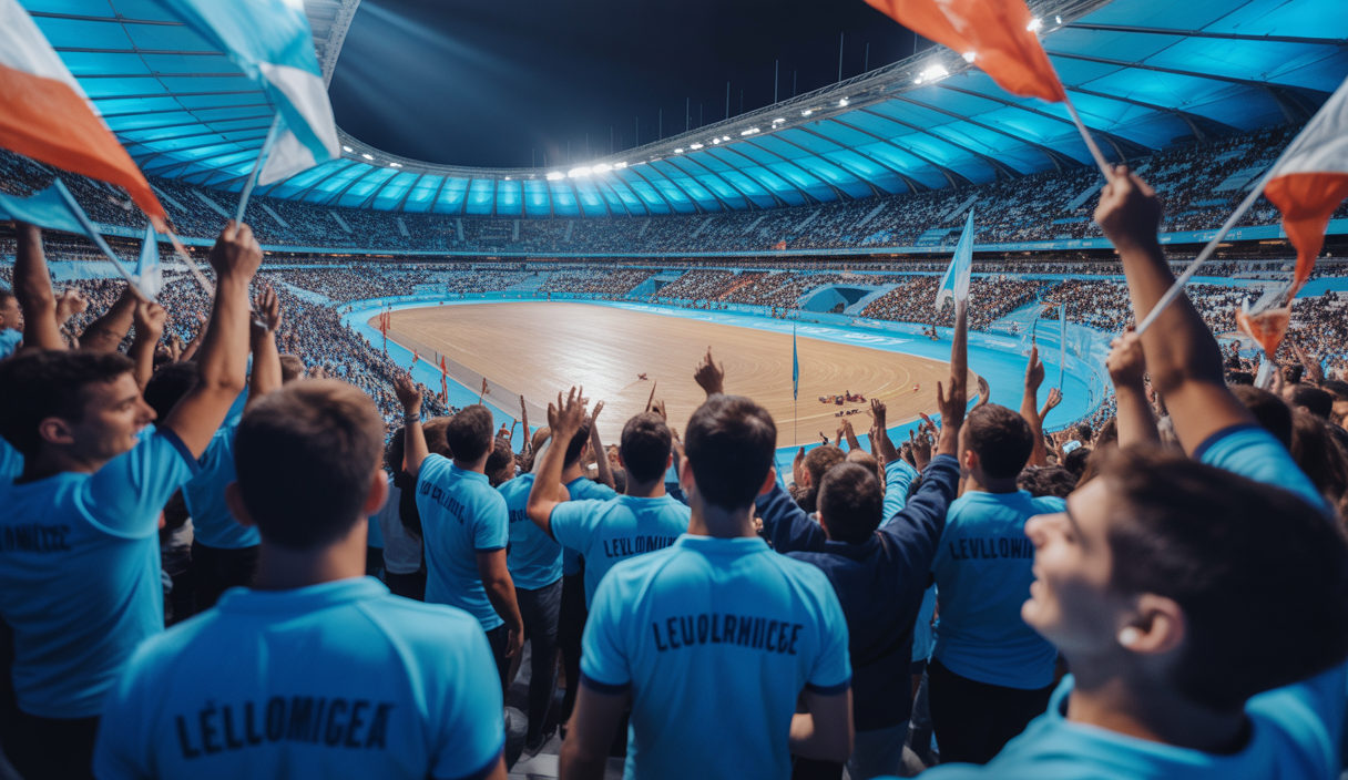 Illustration de l'ambiance au Stade Vélodrome pour l'OM