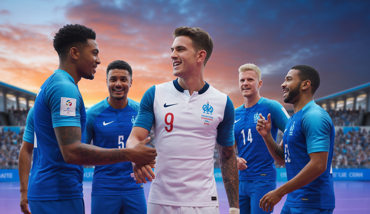 Tableau illustré des arrivées et départs officiels lors du mercato 2025 de l'Olympique de Marseille au stade Orange Vélodrome