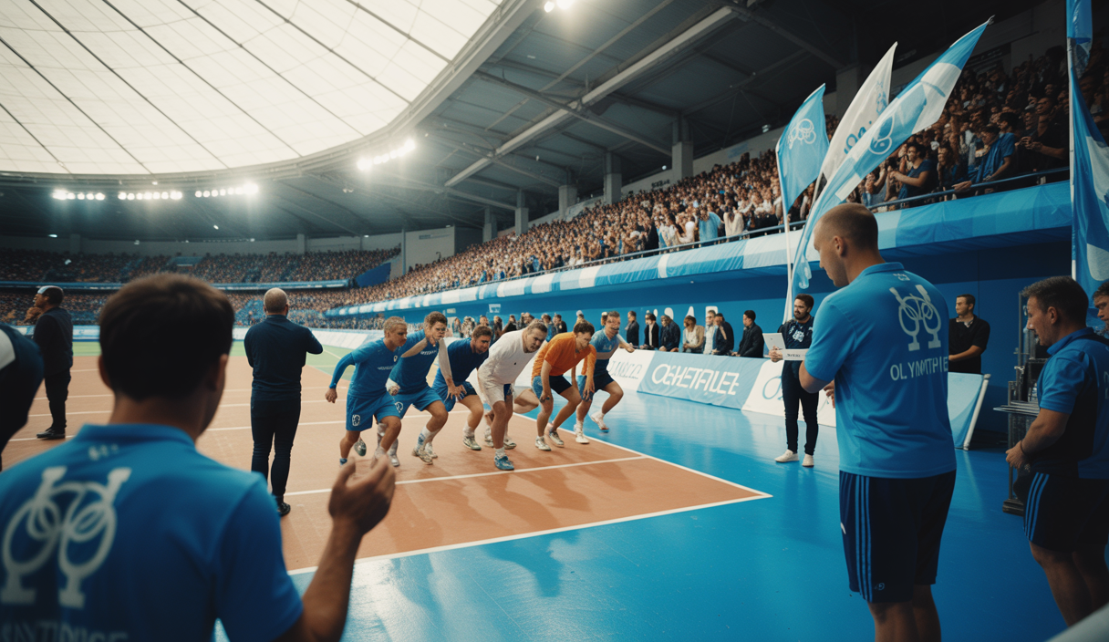 Image représentant l'engagement de l'Olympique de Marseille envers la condition physique et la gestion des blessures.