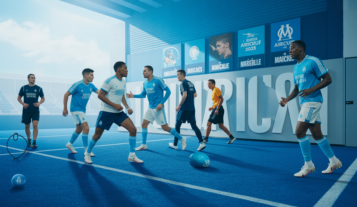 L'Olympique de Marseille se prépare pour la saison 2025/2026