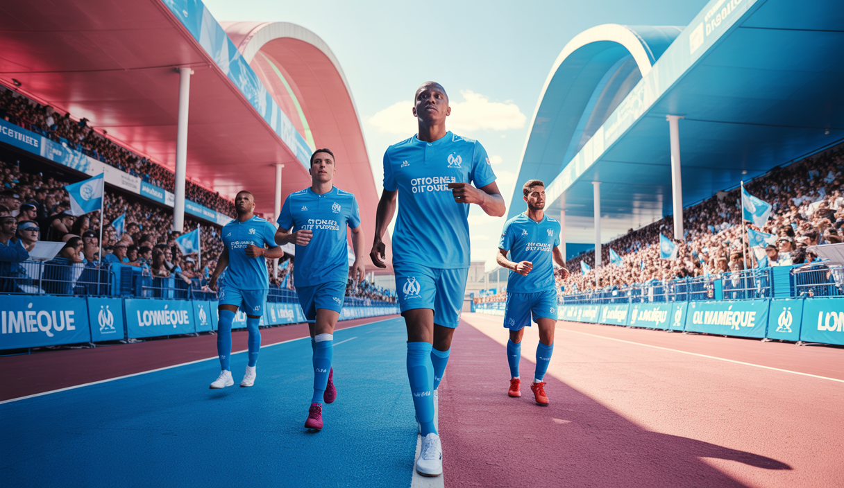 Présentation ambitieuse des recrues de l'Olympique de Marseille pour la saison 2025/2026