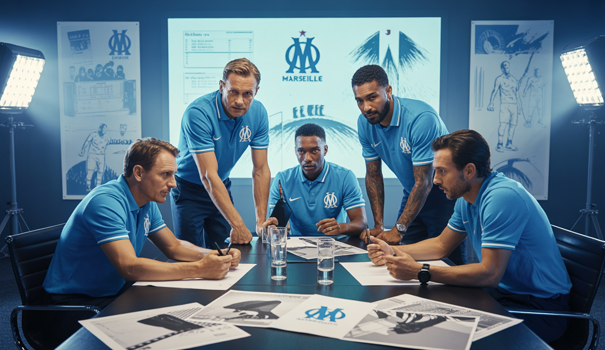 Image représentant la stratégie de recrutement de l'Olympique de Marseille