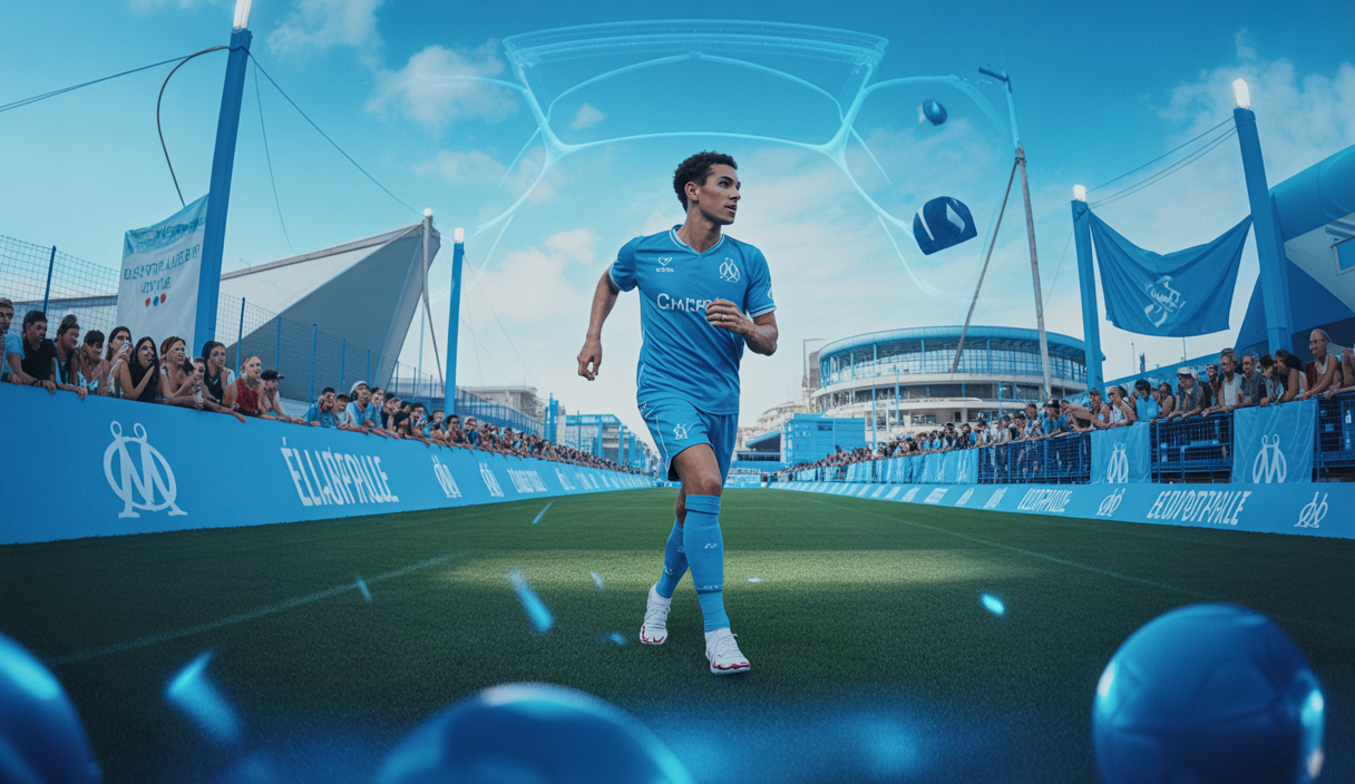 Illustration dynamique illustrant l'influence des transferts sur le mercato de l'OM