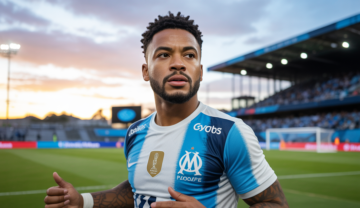 Gerson en action lors de la Coupe du Monde des Clubs 2025 avec l'Olympique de Marseille